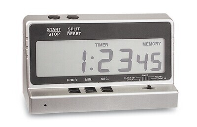 Minuterie avec grand écran LCD