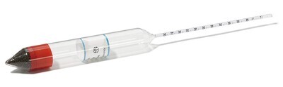 Alcohol meter precision, 10 to 20 vol. %