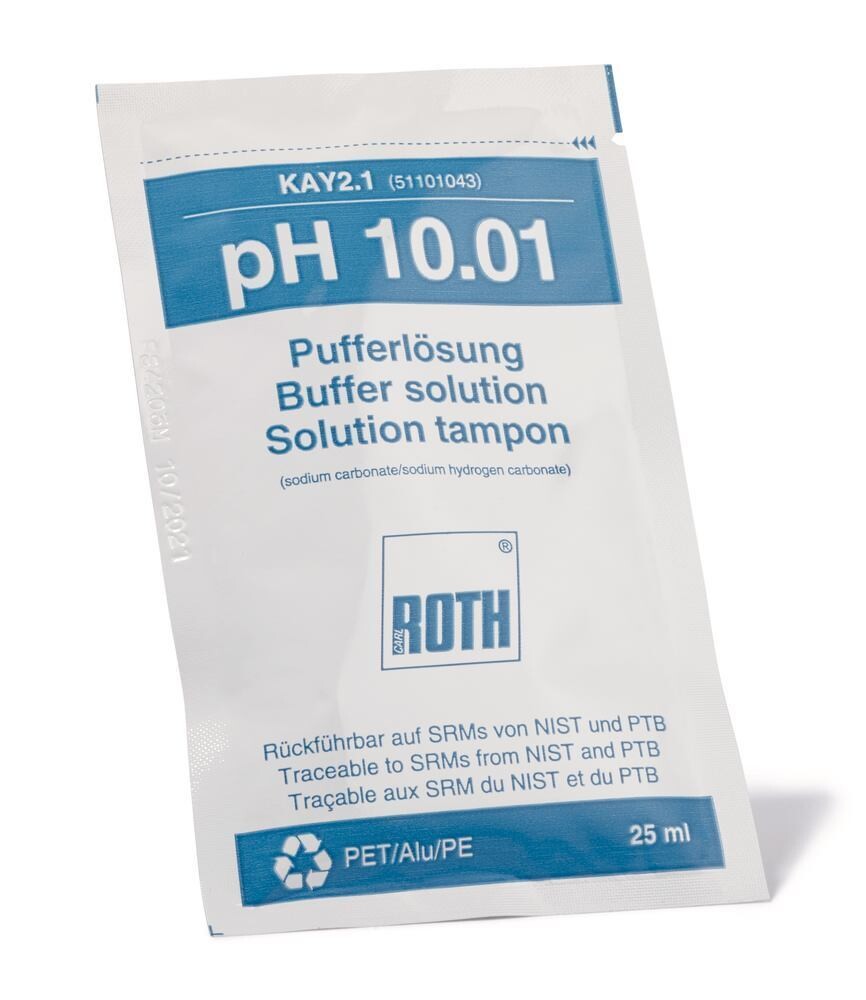 Soluzione tampone pH ROTILABO® pH 10,01 in buste