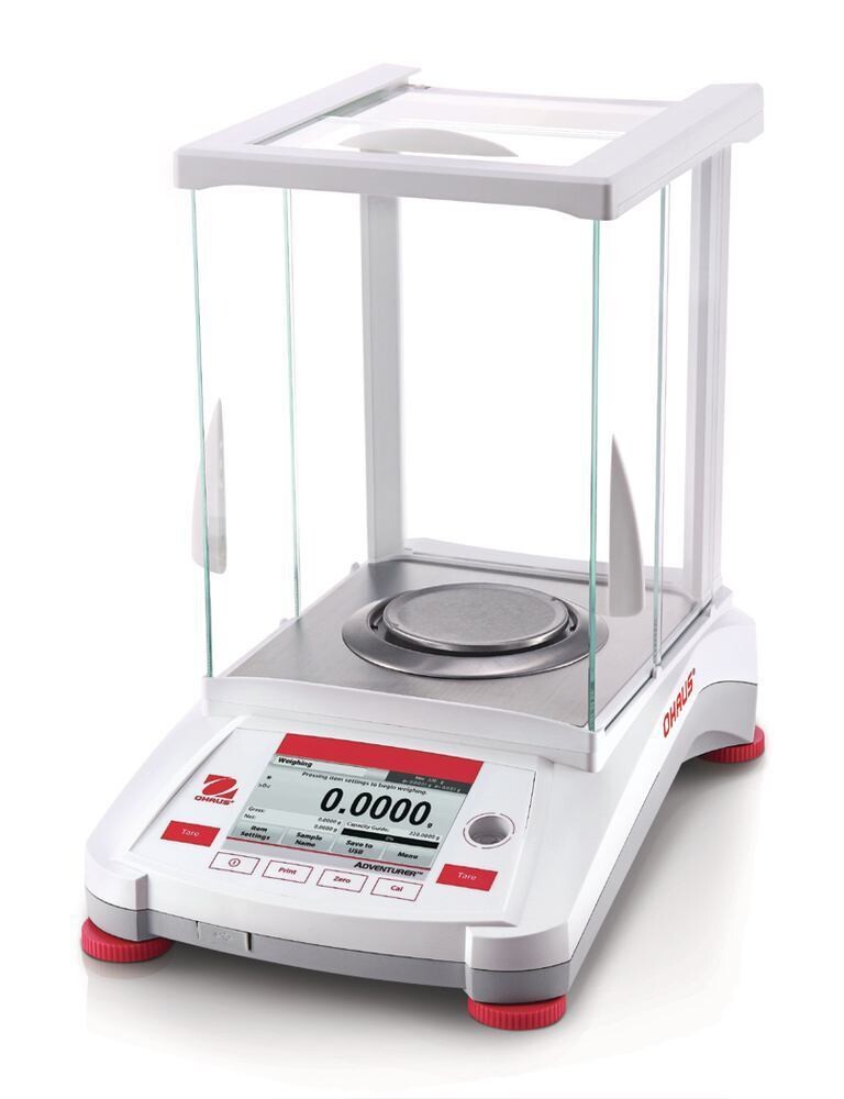 Analytical and precision scale Adventurer® series Models with internal adjustment, factory calibrated, 0.0001 g, 220 g, AX224 (W)