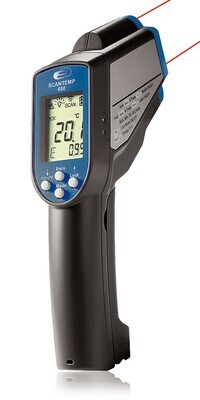 Termómetro infrarrojo Scantemp 490 con entrada de termopar