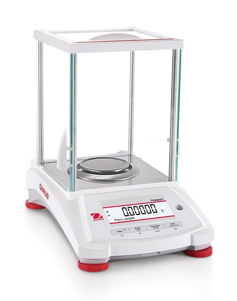 Analytical and precision scale Pioneer® series Models with internal adjustment, not certified, 0.00001 / 0.0001 g, 82/220 g, PX225D (W)
