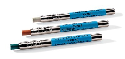 Irreversible color change chalk, 120 °C