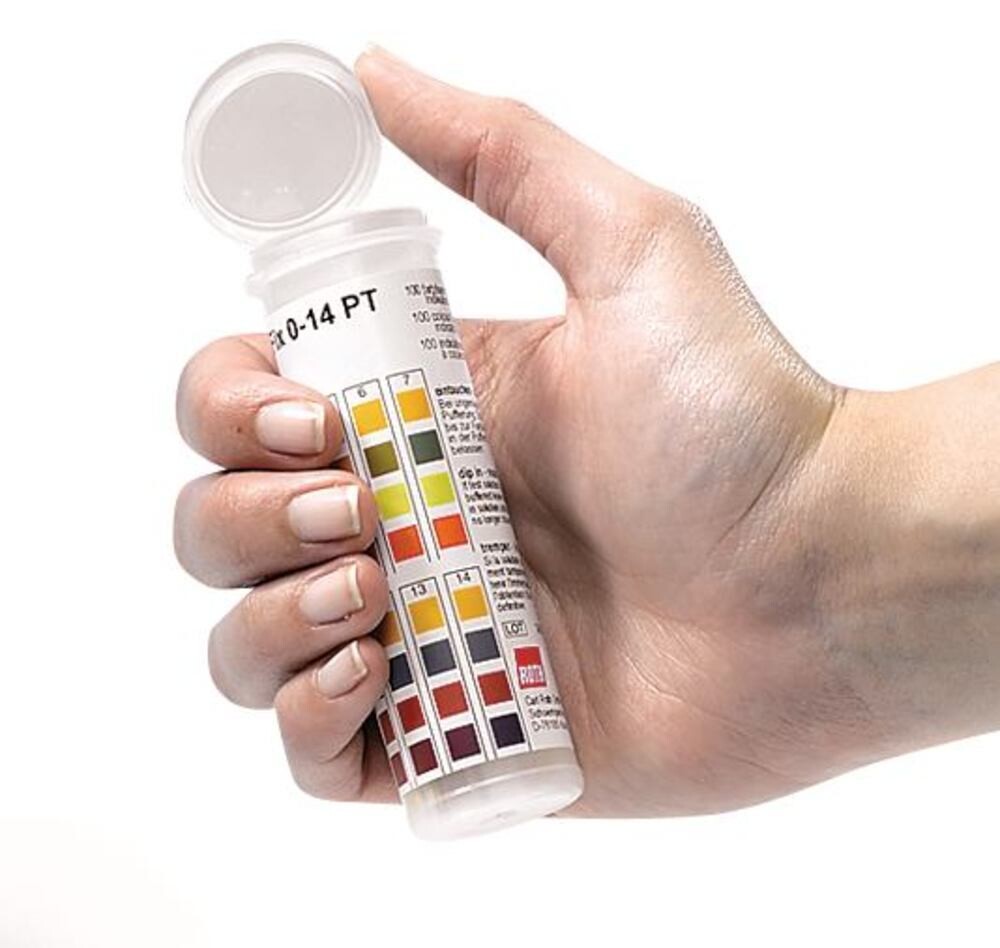 Strisce indicatrici di pH pH-Fix pH 0 - 14 in confezione rotonda