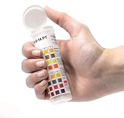pH indicator strips pH-Fix pH 0 - 14 in round packaging