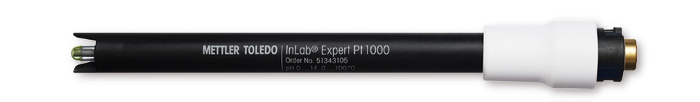 pH combination electrode InLab® Expert Pt 1000 with integrated temperature sensor