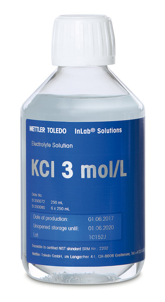 Electrolyte KCl 3 mol/l saturated with AgCl