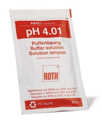 Solution tampon pH ROTILABO® pH 4,01 en sachet