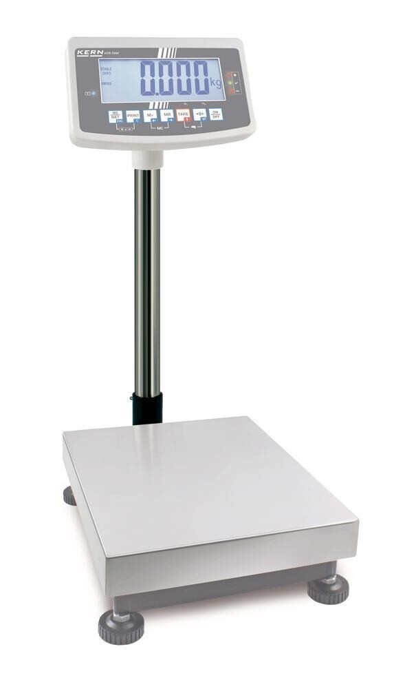 Accessories stand for platform scales IFB series, Stand, H 600 mm, suitable for platform scales IFB series with platform 500 x 400 mm
