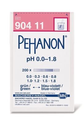 Indicator paper PEHANON® pH 0 - 1.8