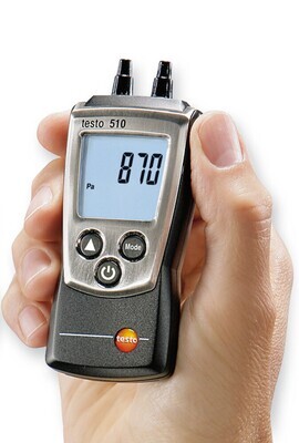Instrumento para medir la presión diferencial testo 510 Pocket