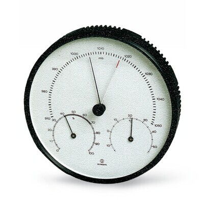 Stazione meteorologica analogica nera