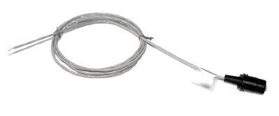 Temperature sensor type K with mini TE connection PTFE-insulated thermowire