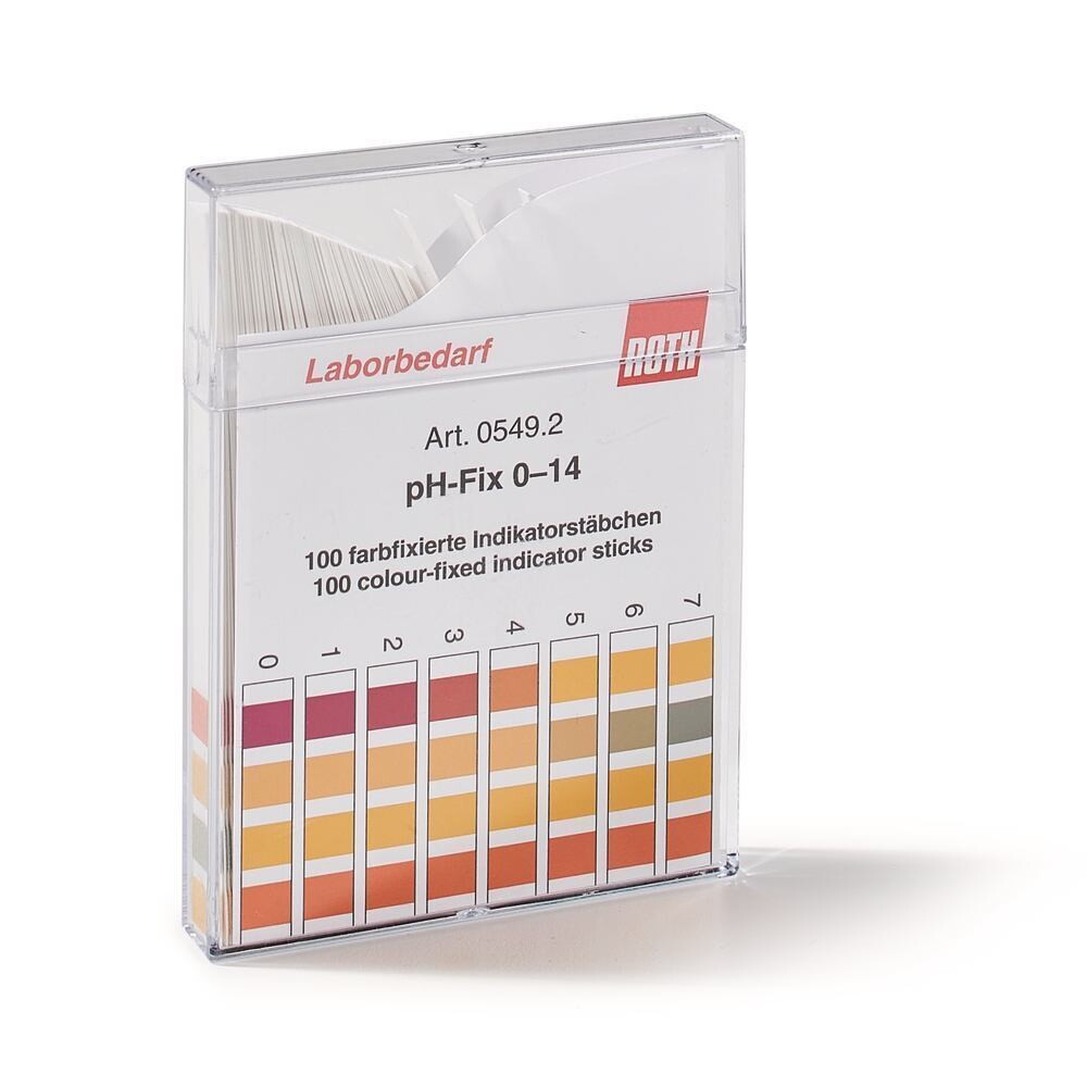 pH indicator strips pH-Fix pH 0 - 14 in square packaging