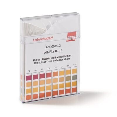 pH indicator strips pH-Fix pH 0 - 14 in square packaging