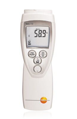 Temperature measuring instrument testo 112 with declaration of conformity