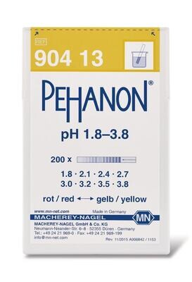 Indicator paper PEHANON® pH 1.8 - 3.8