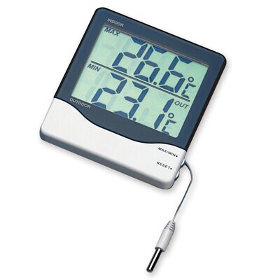 Indoor/outdoor thermometer standard