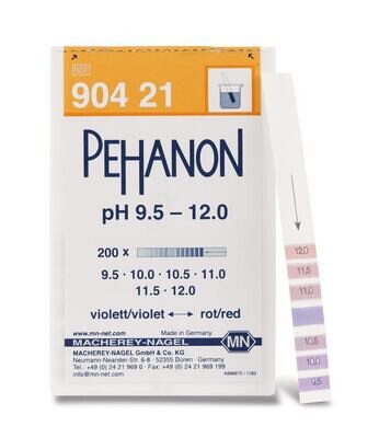 Indikatorpapier PEHANON® pH 9,5 - 12,0