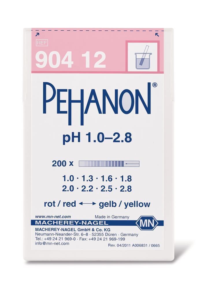 Indicator paper PEHANON® pH 1.0 - 2.8