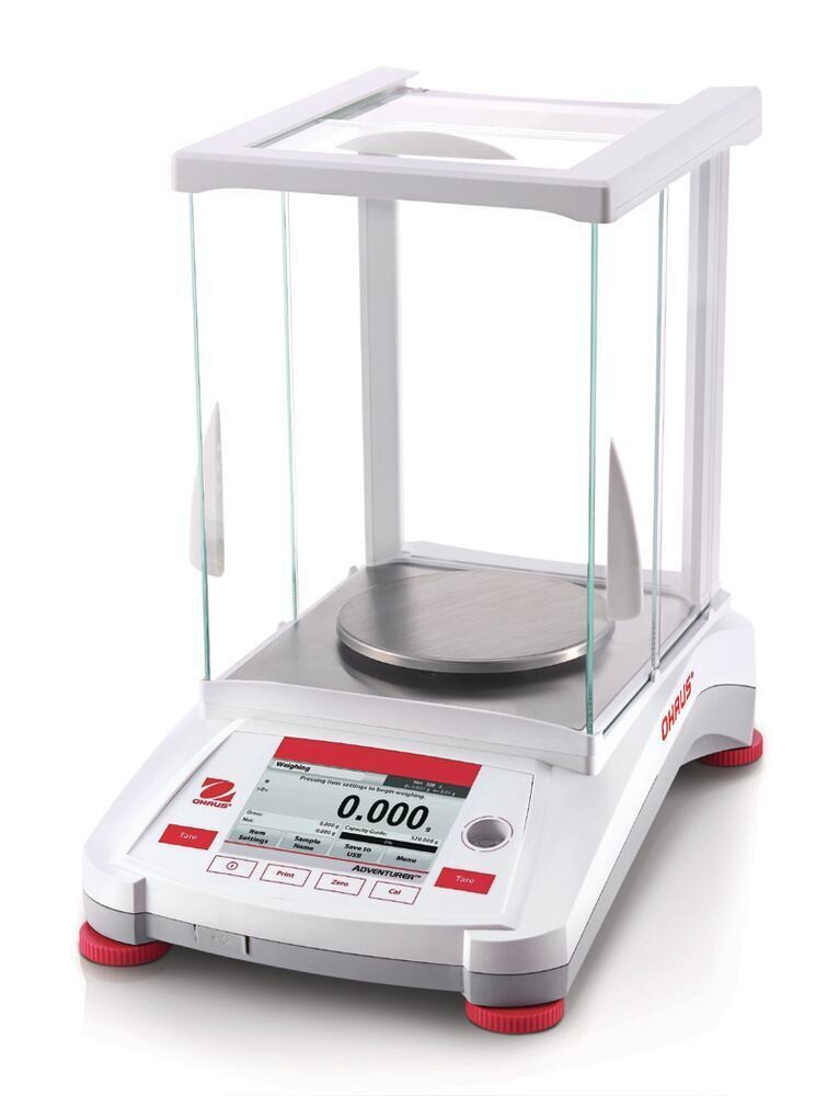 Analytical and precision scale Adventurer® series Models with external adjustment, not certified, 0.001 g, 520 g, AX523 (W)