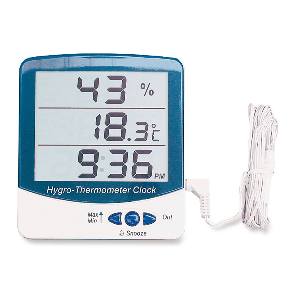 Thermohygromètre avec écran géant