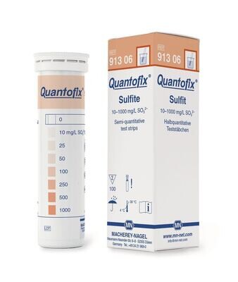 Bandelettes réactives QUANTOFIX® Sulfite
