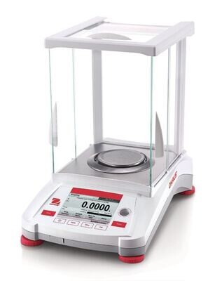 Analytical and precision scale Adventurer® series Models with external adjustment, not certified, 0.0001 g, 120 g, AX124 (W)