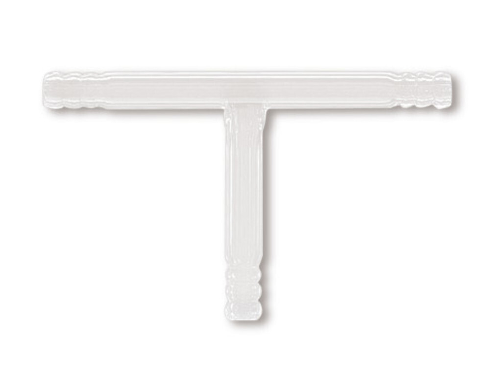 Hose connectors made of glass T-shape, Gesch. for, Hose inside 8-10 mm, 1 Piece