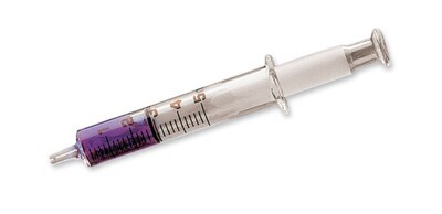 Glass syringe with Luer connection (glass), 3 ml, 1 piece