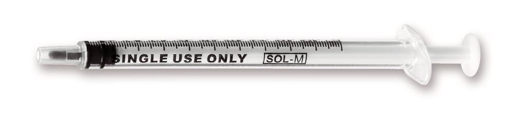 Disposable syringe SOL-M With savings mandrel, 100 pieces