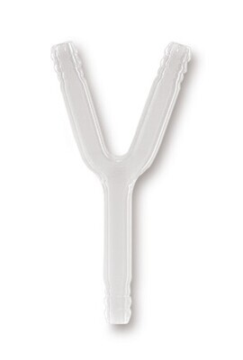 Hose connectors made of glass Y-shape, Gesch. for, Hose inside 8-10 mm, 1 Piece