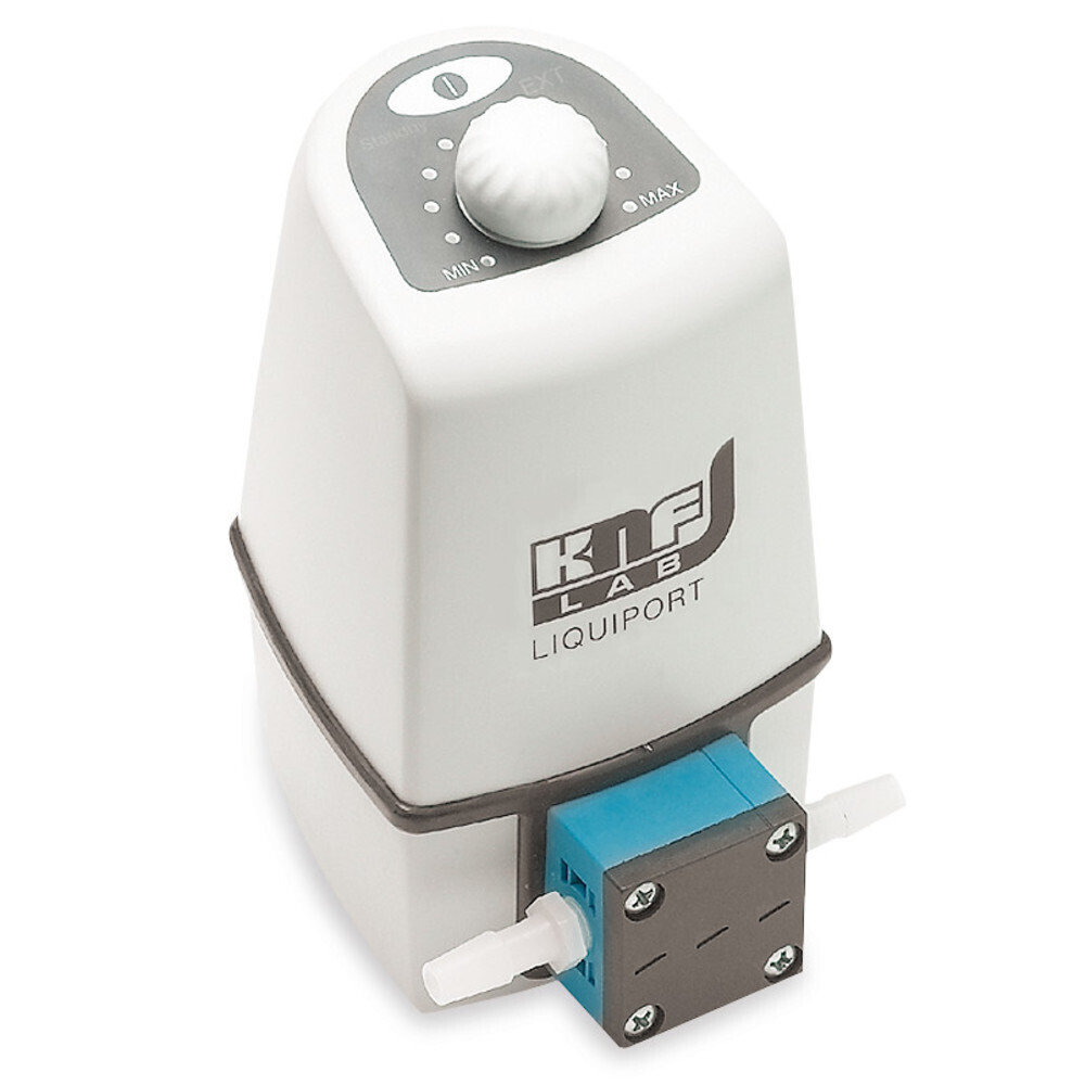 Diaphragm liquid pump LIQUIPORT® NF 300 version, NF 300 TT.18 S, pump head, PVDF, diaphragm, PTFE-coated, valves, FFKM, 1 piece