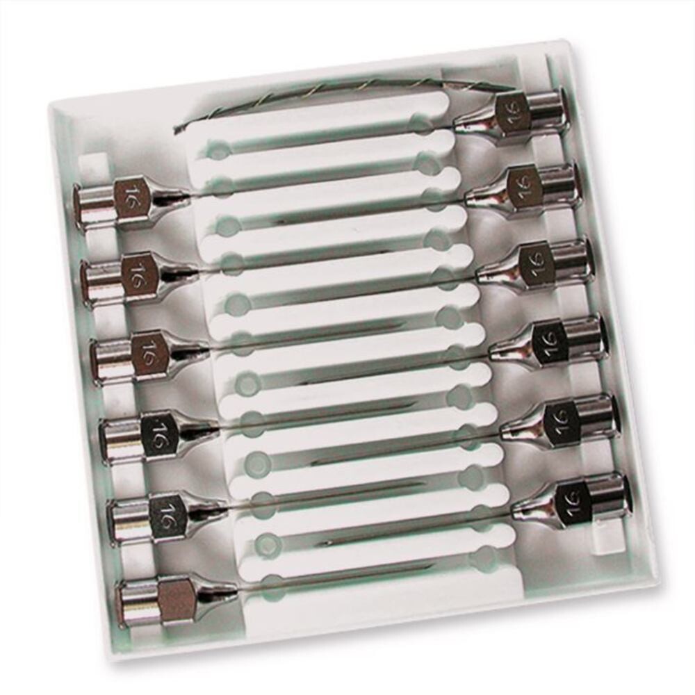 Injection needles, 23 mm, 0.50 mm, 12 pieces