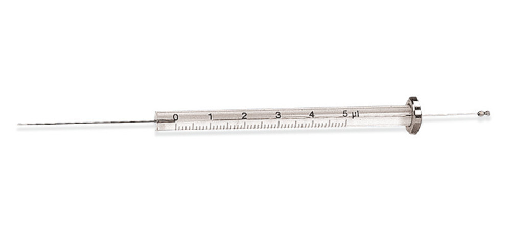Siringa microlitro per Autocampionatore, 5 µl, pistoni superelastici, 1 pezzo