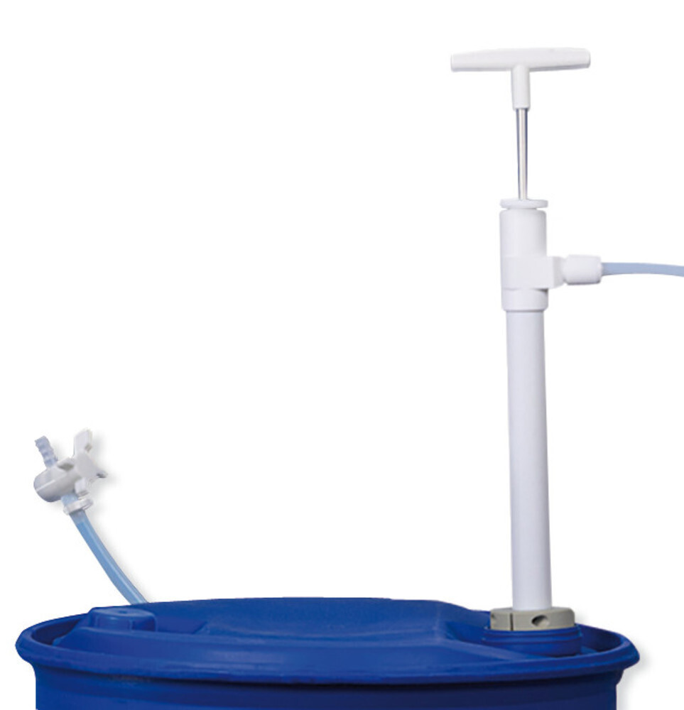 Barrel pump PTFE With outlet hose (PTFE, length 1.2 m), 1100 mm, 1 piece