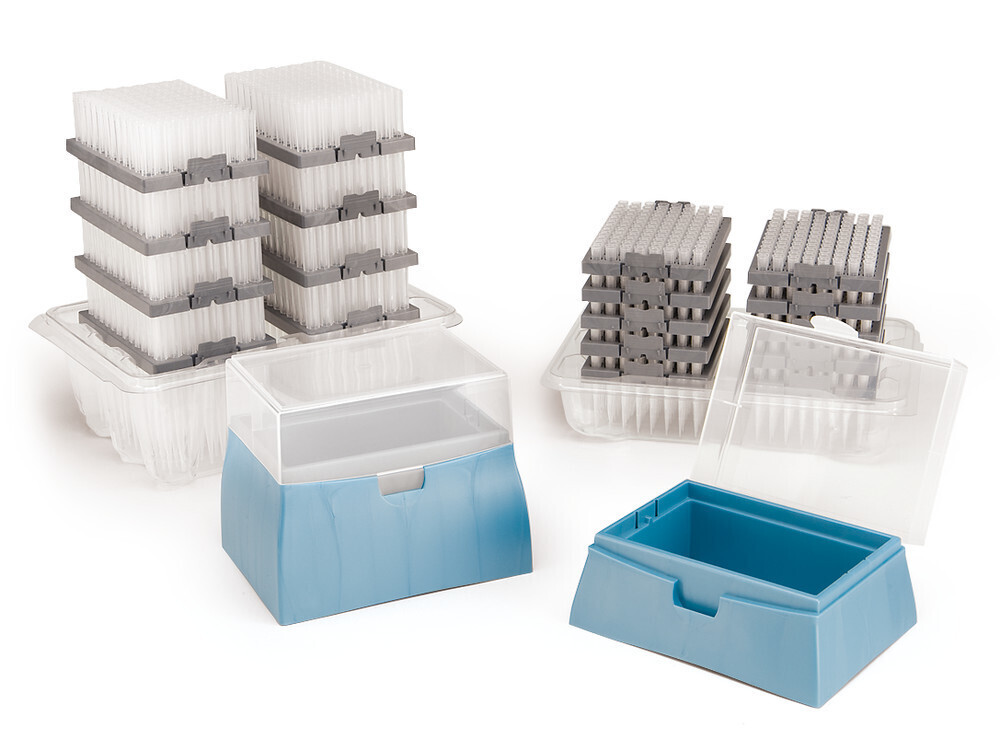 Refill system for pipette tips Mμlti® Platinum Reload Starter Kit 1-200 μl, 960 Pieces