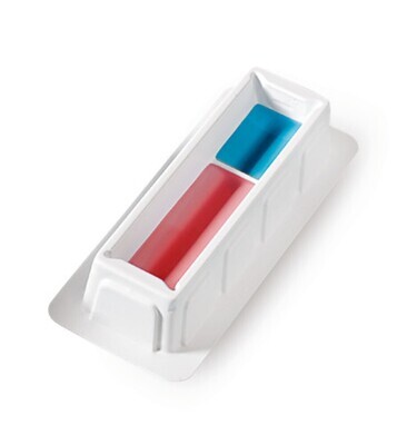 Contenedores de reactivos Contenido 25 ml divididos, no estériles, 10 x 10, 100 piezas, 100 piezas