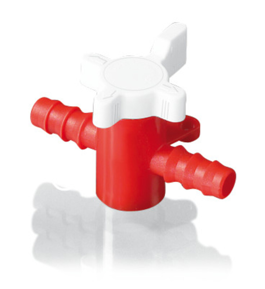 Hose valve 2-way tap, Gesch. for, Hose inside 9-11 mm, PP/PE, 1 piece