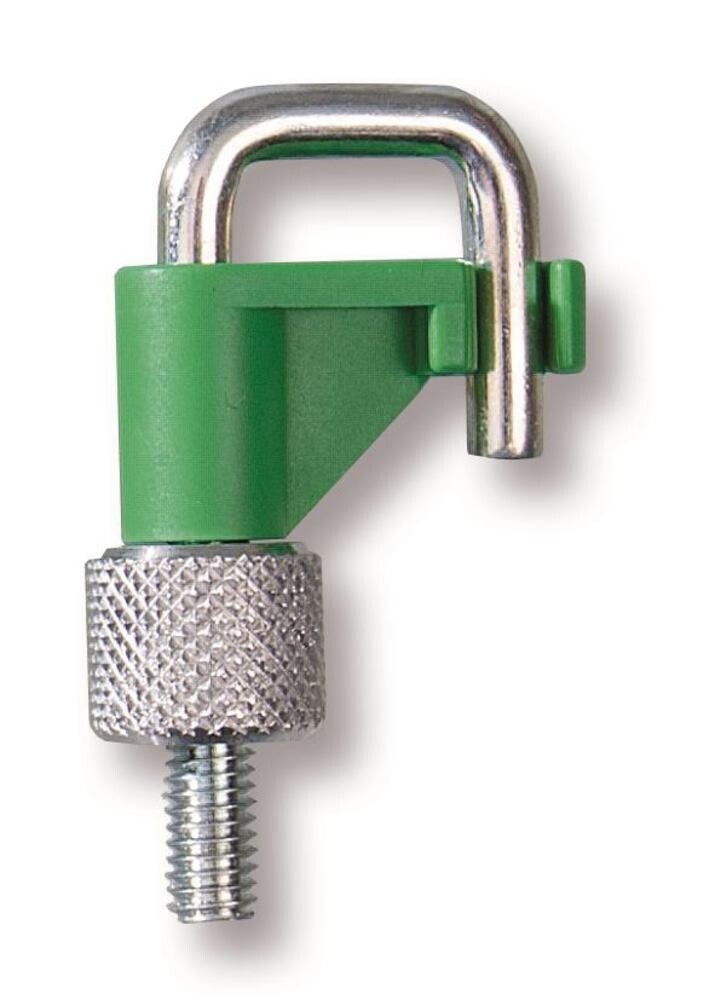 Colored hose clamp, Gesch. for, Hose outside up to 10 mm, green, 1 piece