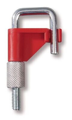 Colored hose clamp, Gesch. for, Hose outside up to 15 mm, red, 1 piece