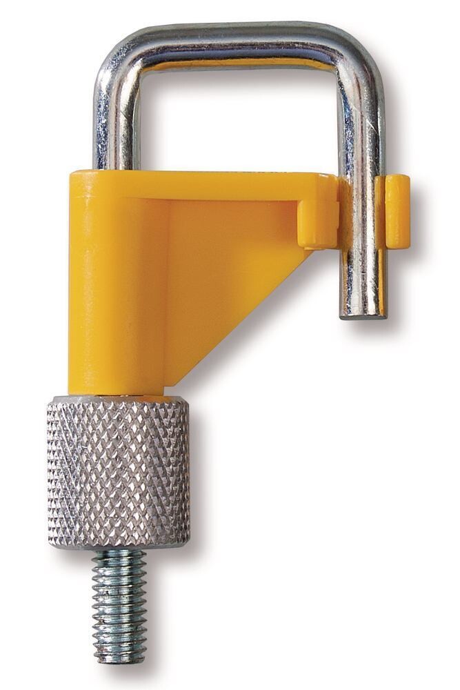 Colored hose clamp, Gesch. for, Hose outside up to 20 mm, yellow, 1 piece