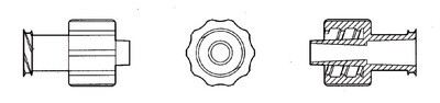 Luer connector ROTILABO®, Gesch. for, Luer Lock male / Luer Lock female, 10 Pieces