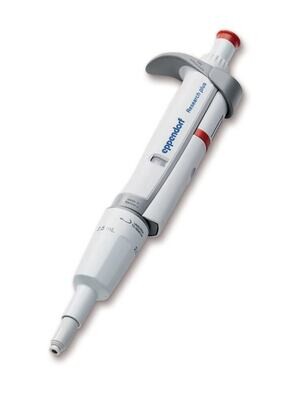 Pipetta per microlitri a canale singolo Eppendorf Research® plus, da 250 a 2500 µl, rossa, 1 pezzo