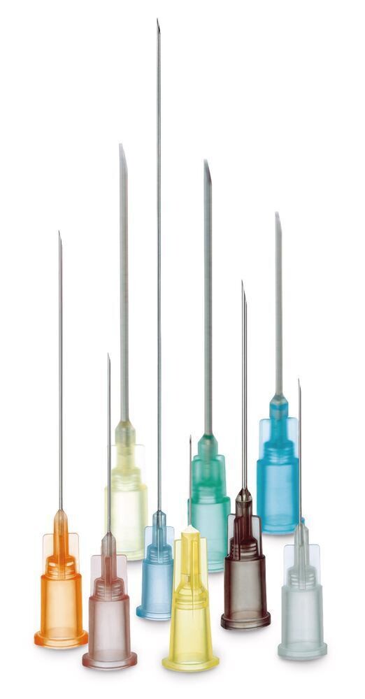Disposable needles Sterican® long ground joint, 30 mm, 0.70 mm, black, 100 pieces