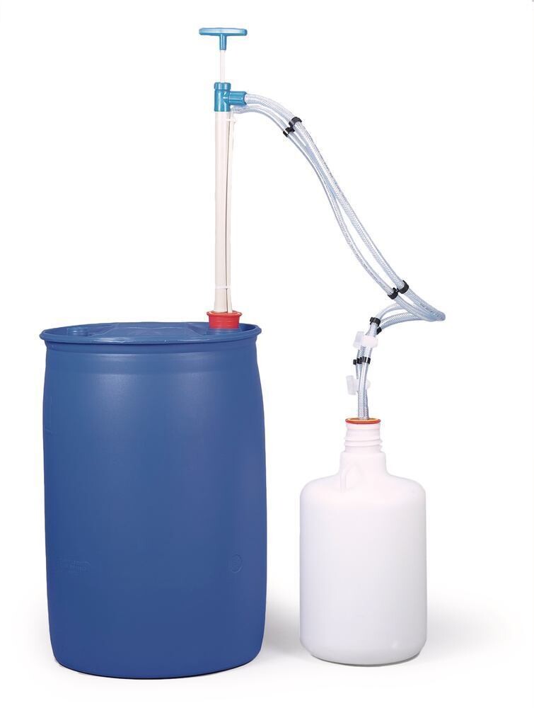 Pompa per fusti a tenuta di gas, 1 pezzo