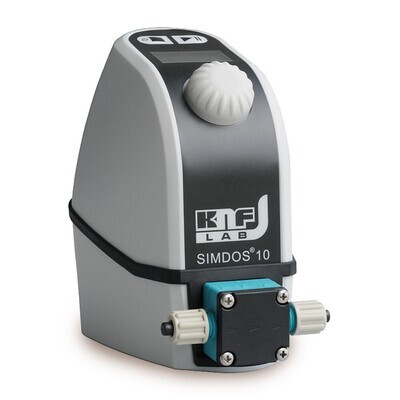 Diaphragm dosing pump SIMDOS® 10, FEM 1.10 KT.18 S2, pump head, PP, membrane, PTFE-coated EPDM, valve plate/seals, FFKM, 1 piece