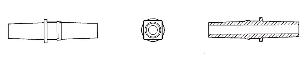 Luer connector ROTILABO®, Gesch. for, Luer female / Luer female, 10 Pieces
