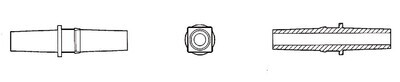 Luer connector ROTILABO®, Gesch. for, Luer female / Luer female, 10 Pieces