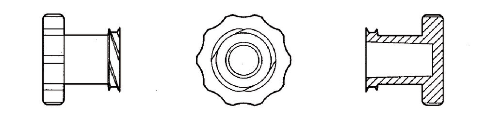 Luer grinding plugs ROTILABO®, Gesch. for, Luer Lock male, 10 Pieces